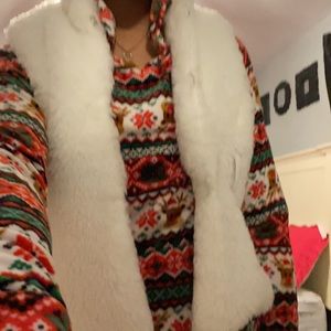 Fur coat goes with any sweater for more accessorizing!